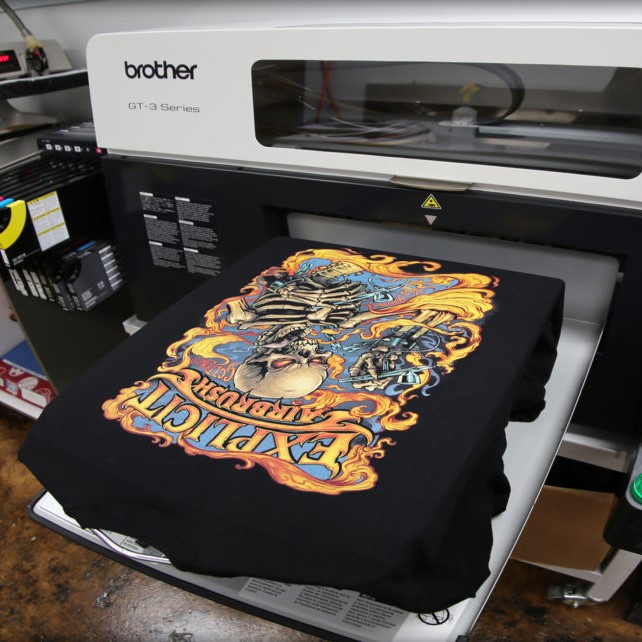 Custom Direct To Garment (DTG) T-Shirt Printing